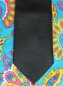 Dark grey check tie Tailor and Cutter suitable for funerals machine washable